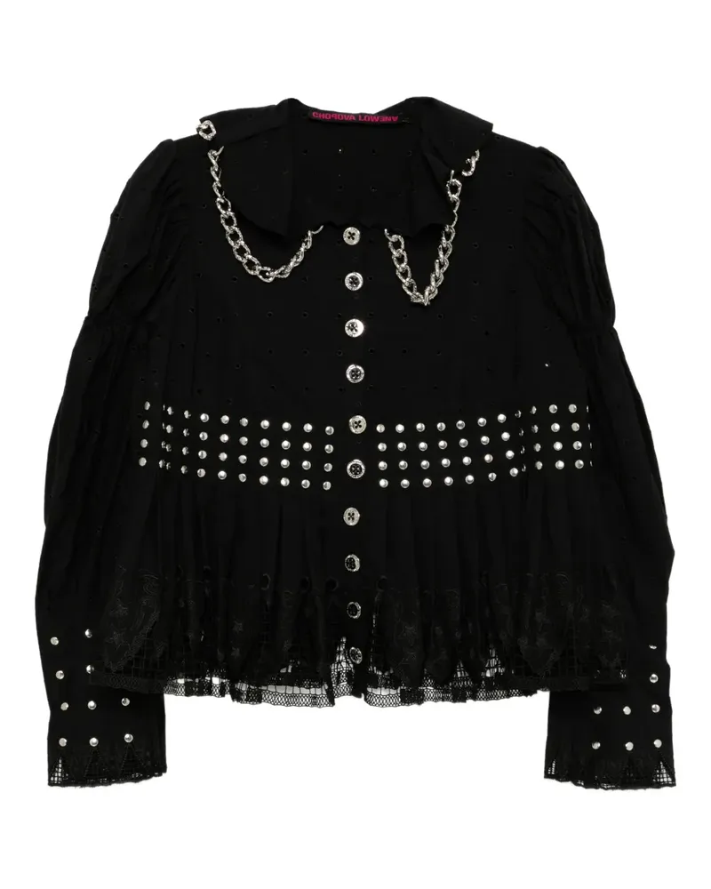 CHOPOVA LOWENA Beryl Bluse - Schwarz Schwarz