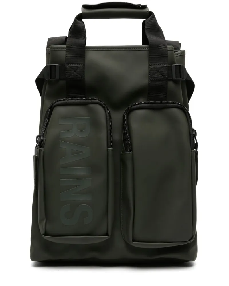 RAINS Wasserdichter Texel Rucksack - Grün Grün