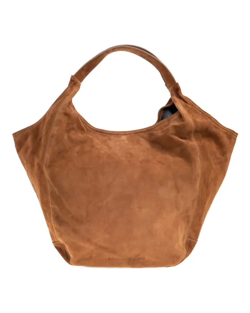 Samsøe & Samsøe Sacima suede shoulder bag - Braun Braun