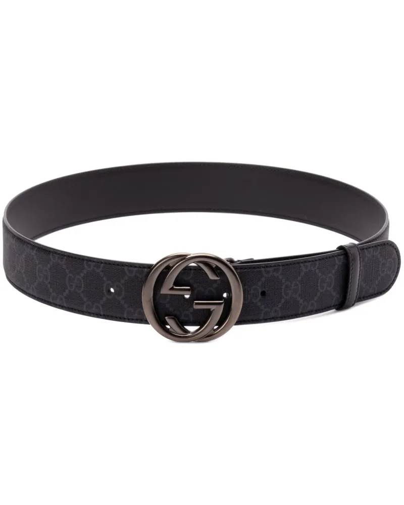 Gucci Gürtel mit GG - Schwarz Schwarz