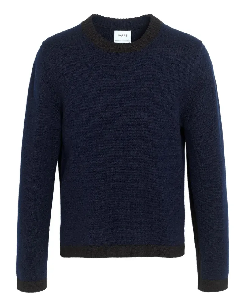 Barrie Kaschmirpullover mit Rundhalsausschnitt - Blau Blau