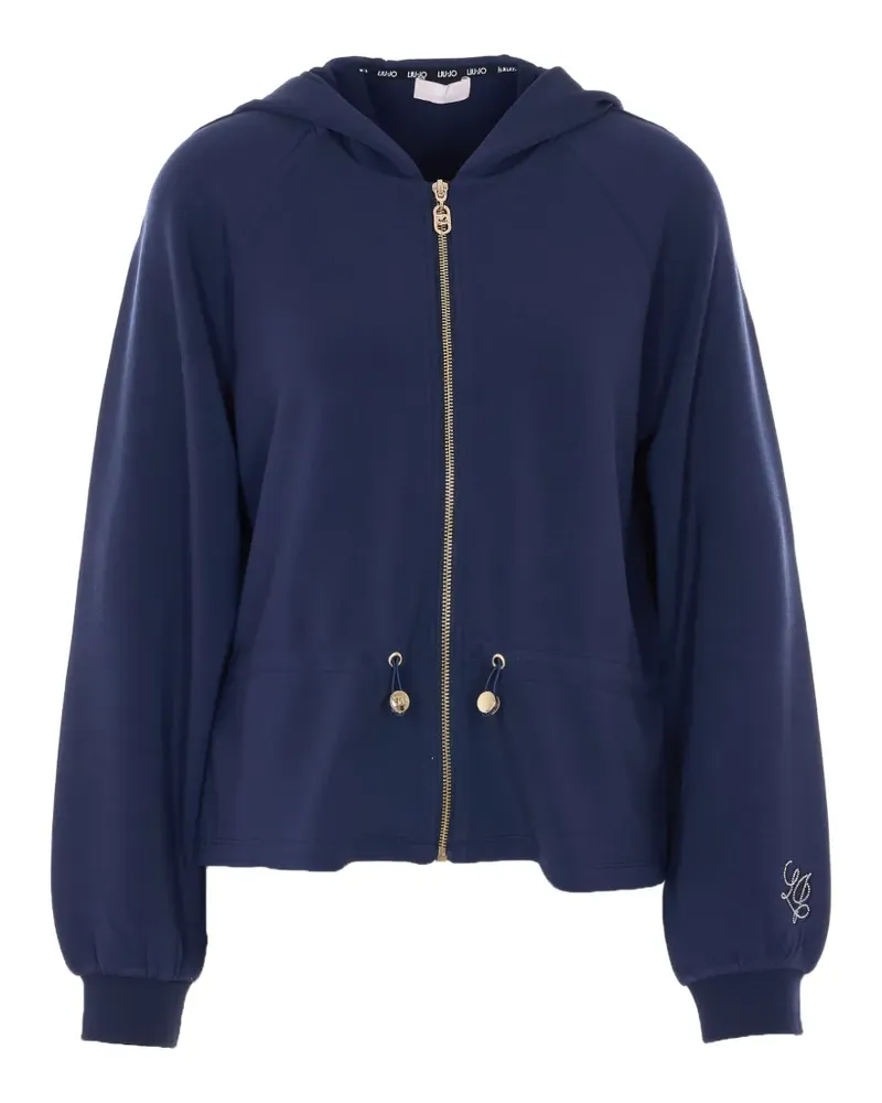Liu Jo long-sleeve hoodie - Blau Blau