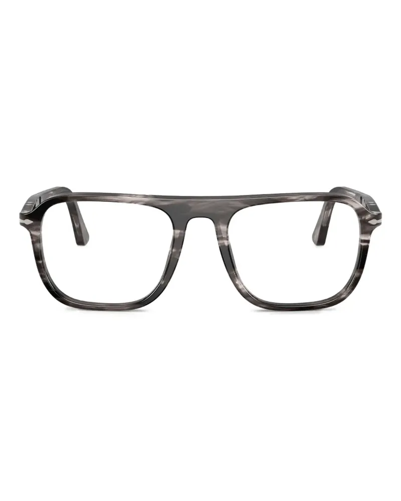 Persol Gestreifte Jacques Brille - Grau Grau