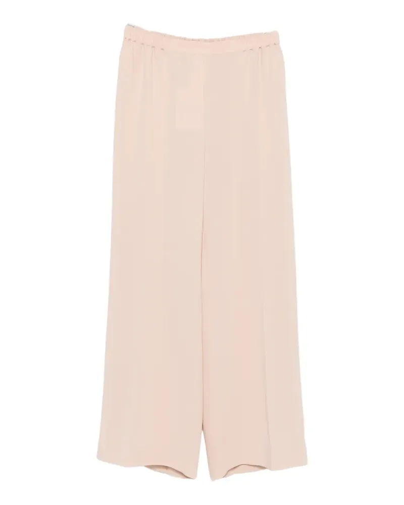 Marina Rinaldi Gamba elasticated-waistband palazzo pants - Rosa Rosa