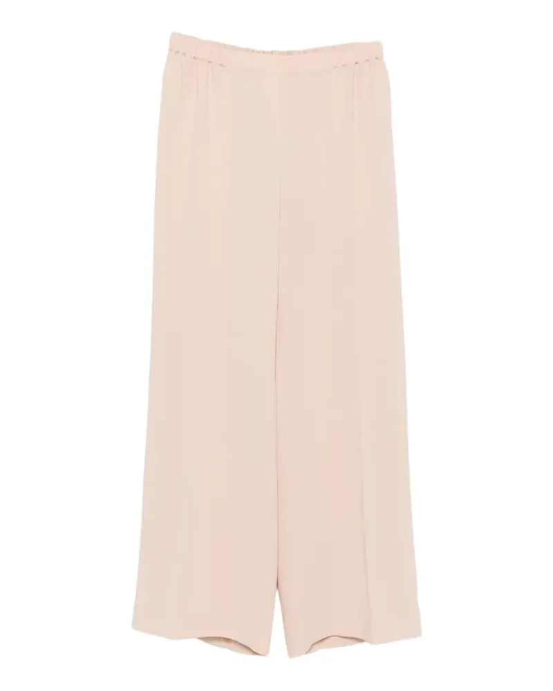Marina Rinaldi Gamba elasticated-waistband palazzo pants - Rosa Rosa
