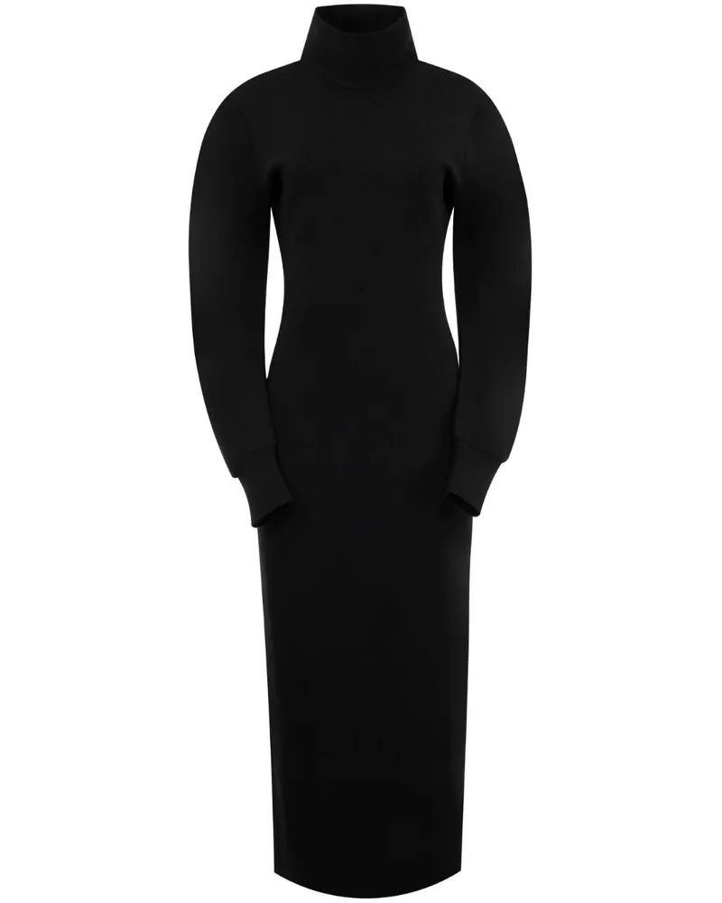 KHAITE Storm Midikleid - Schwarz Schwarz