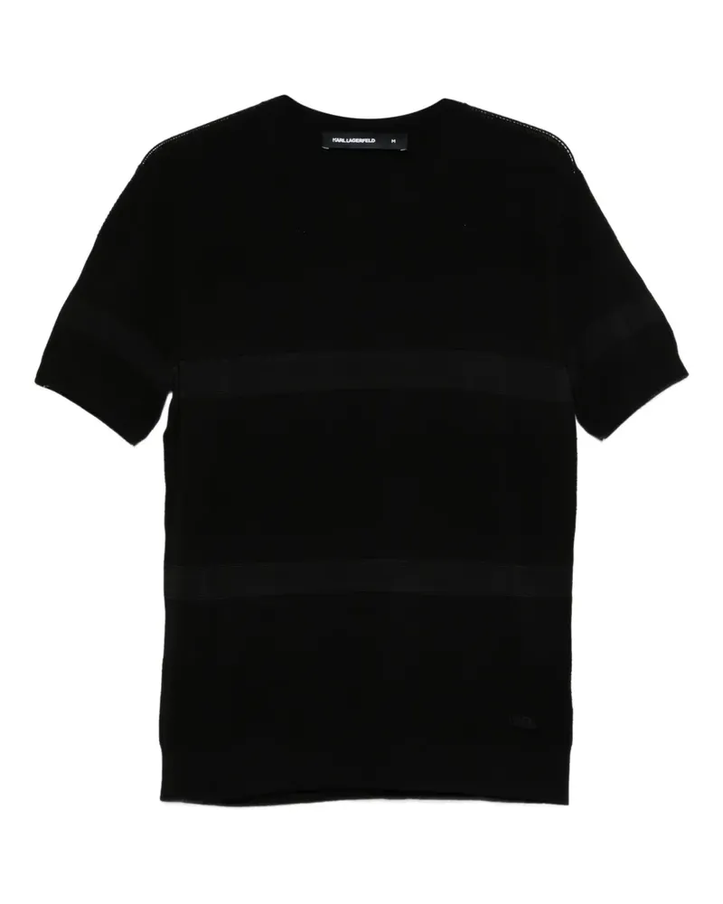 Karl Lagerfeld Klassisches T-Shirt - Schwarz Schwarz
