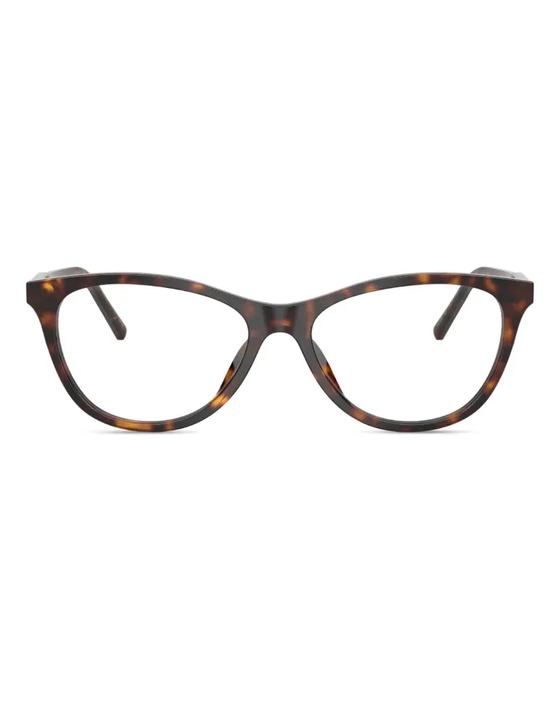 Dolce & Gabbana Brille mit ovalem Gestell - Braun Braun