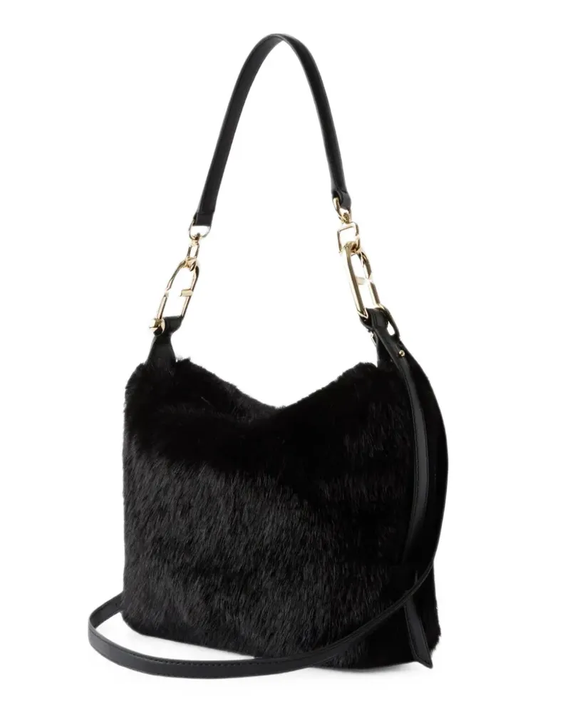 Furla Schultertasche mit Reißverschluss - Schwarz Schwarz