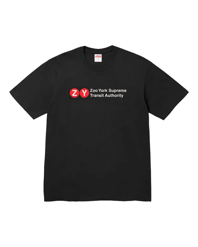 Supreme Being Zoo York Transit "SS 25 - Black" T-Shirt - Schwarz Schwarz
