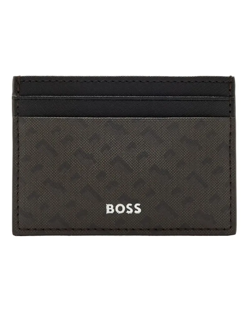 HUGO BOSS Kartenetui mit Logo-Prägung - Braun Braun