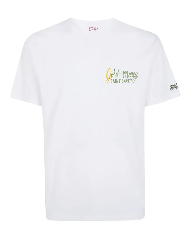 MC2 Saint Barth Portland T-Shirt mit grafischem Print - Weiß Weiß