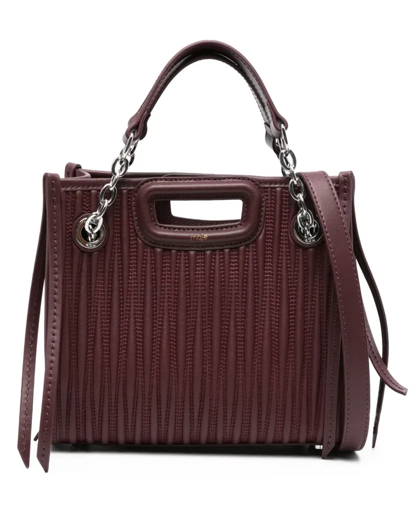 Maje Gesteppter Shopper - Rot Rot