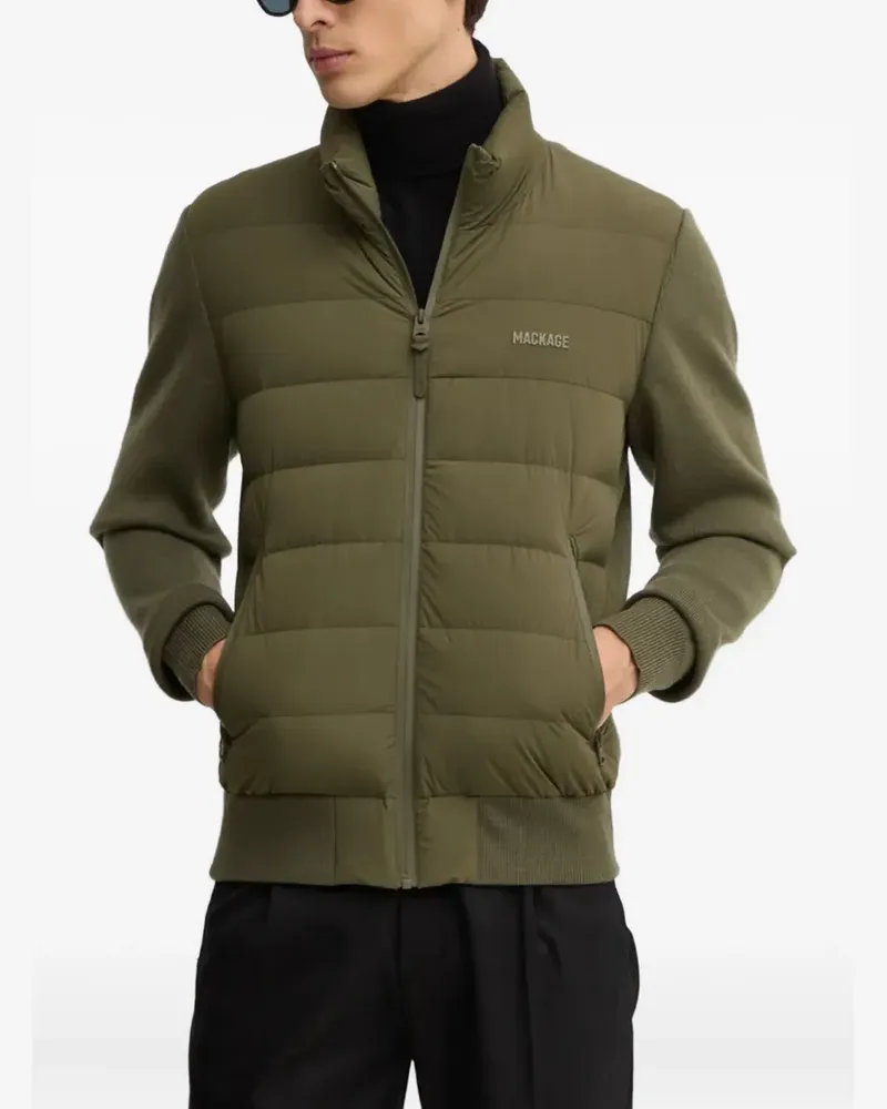 Mackage Haney-City padded panelled jacket - Grün Grün