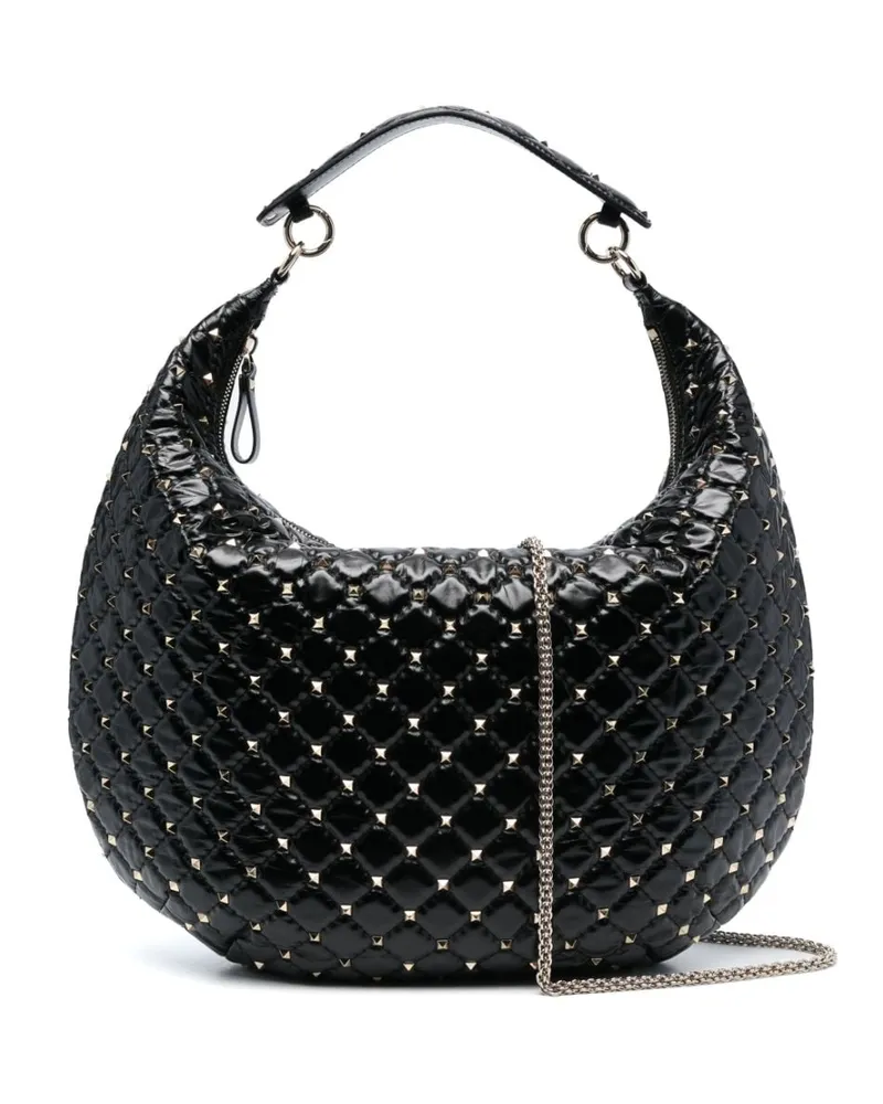 Valentino Garavani Rockstud Spike Schultertasche - Schwarz Schwarz