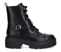 Verzierte Bikerstiefel - Schwarz