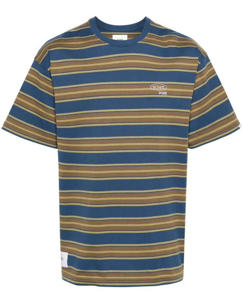 WTAPS Textile Protect T-Shirt Blau