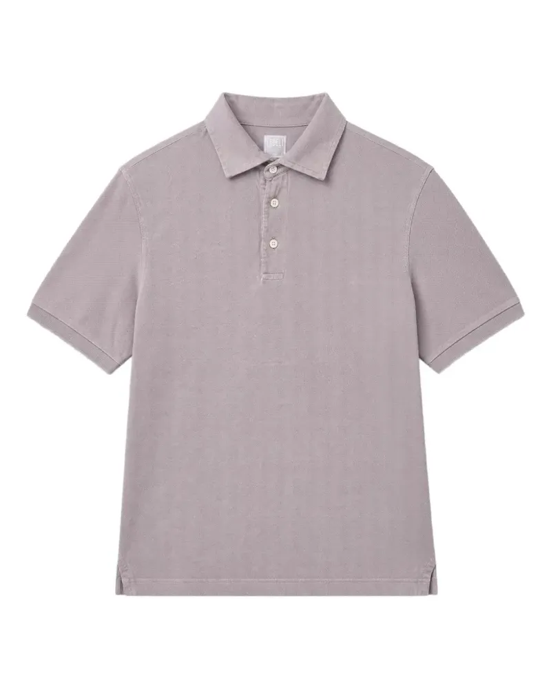 Fedeli short-sleeve polo shirt - Grau Grau