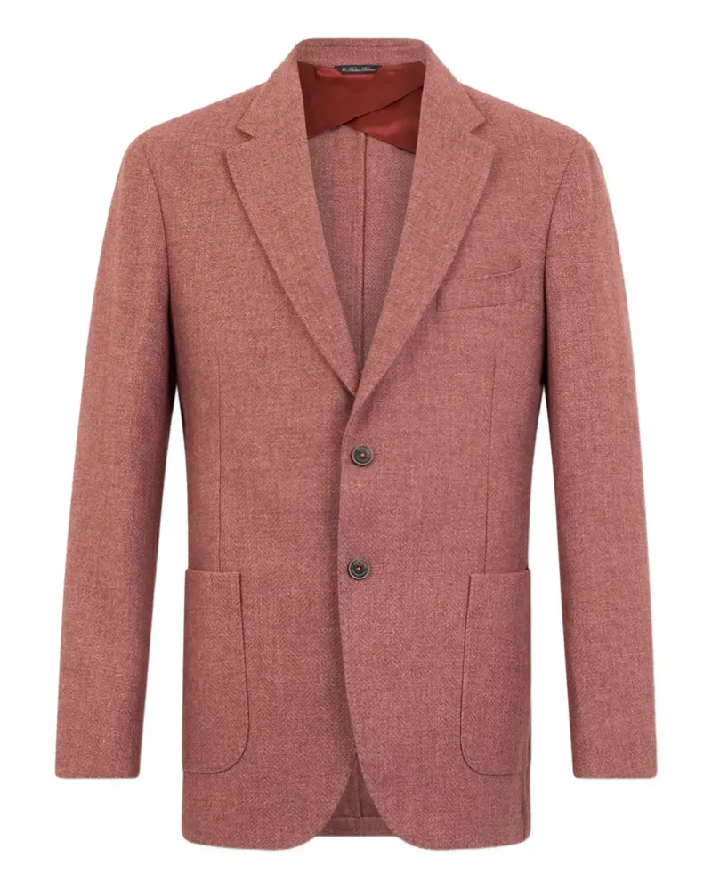 Brooks Brothers Sakko mit Fischgrätenmuster Rot