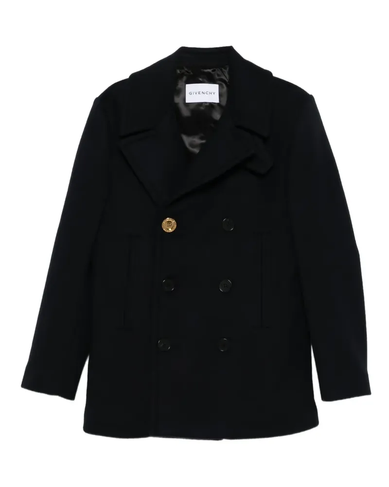Givenchy Doppelreihige Cabanjacke - Blau Blau