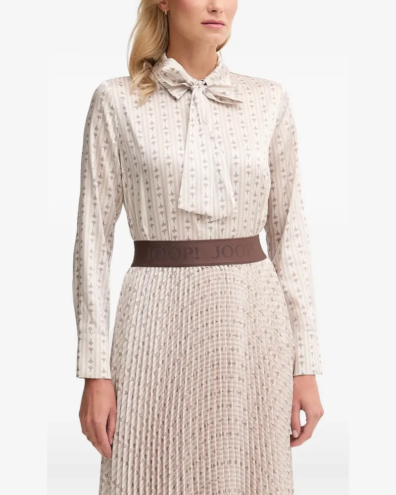 JOOP! Bernicia bow-tie shirt - Nude Nude