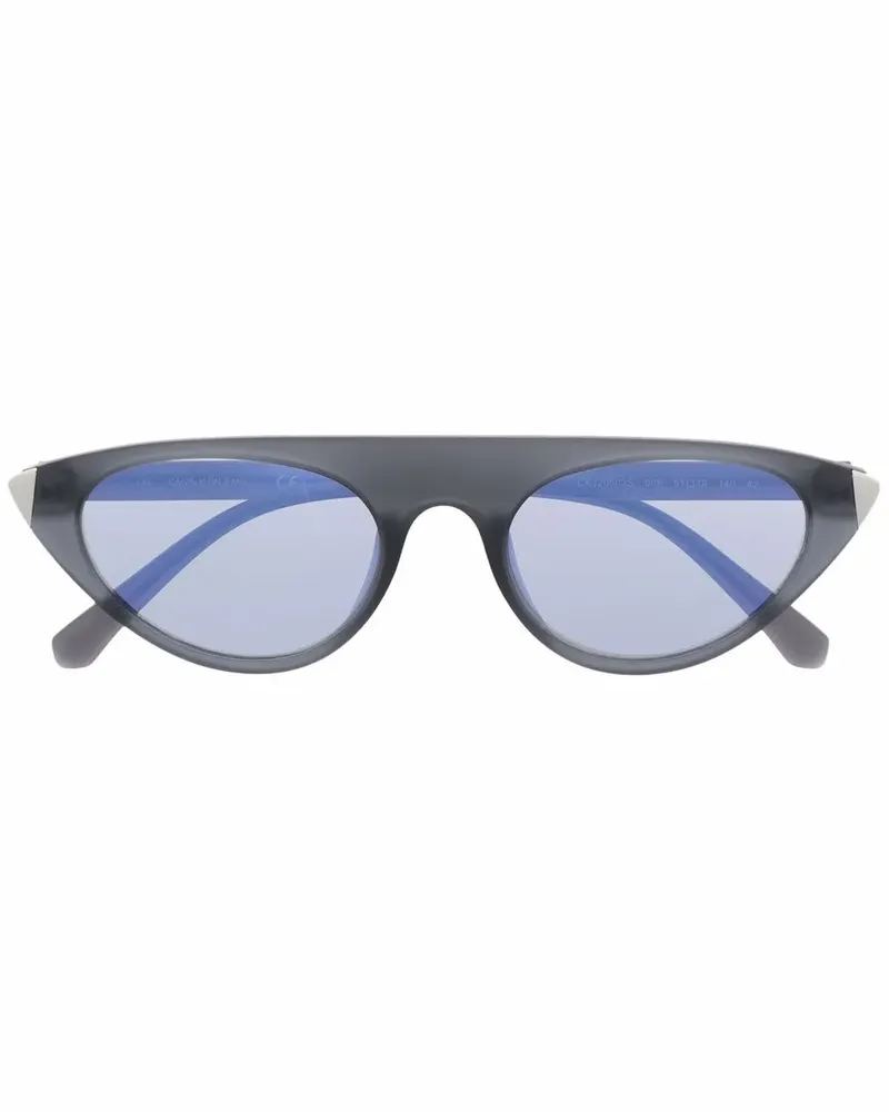 Calvin Klein Sonnenbrille mit Cat-Eye-Gestell - Grau Grau