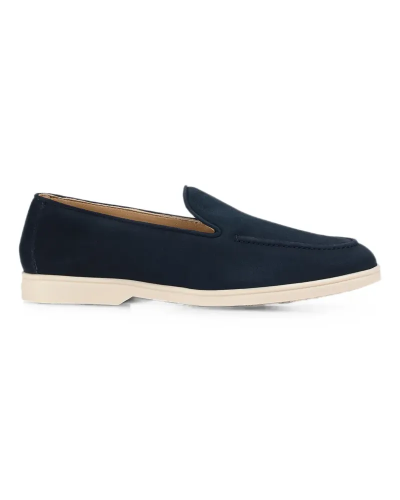 Doucal´s suede loafers - Blau Blau
