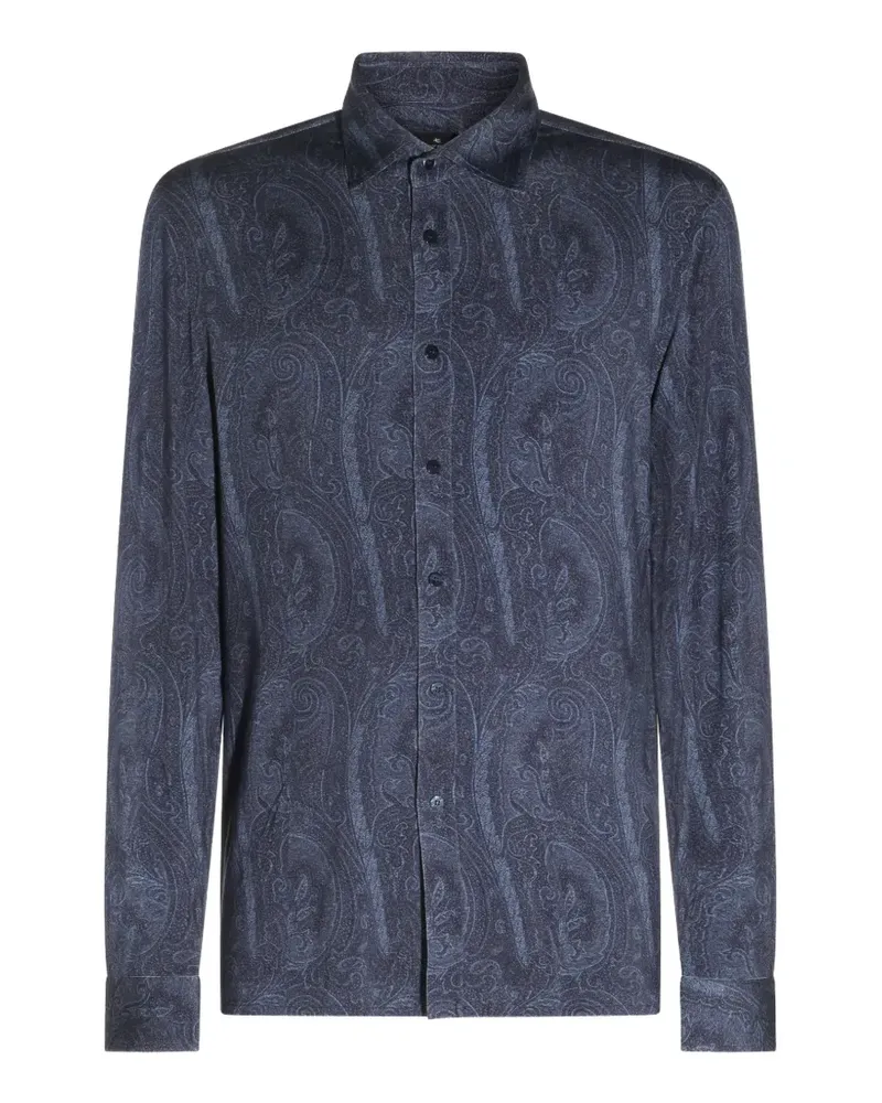 Etro paisley-print shirt - Blau Blau