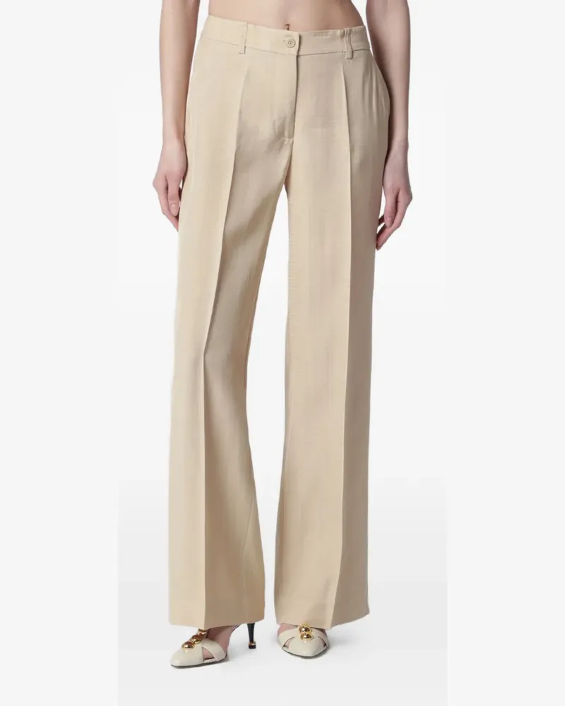 P.A.R.O.S.H. P.A.R.O H. Rania palazzo trousers - Nude Nude