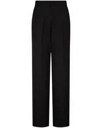 STUDIO TOMBOY Weite Hose mit Biesendetail Schwarz