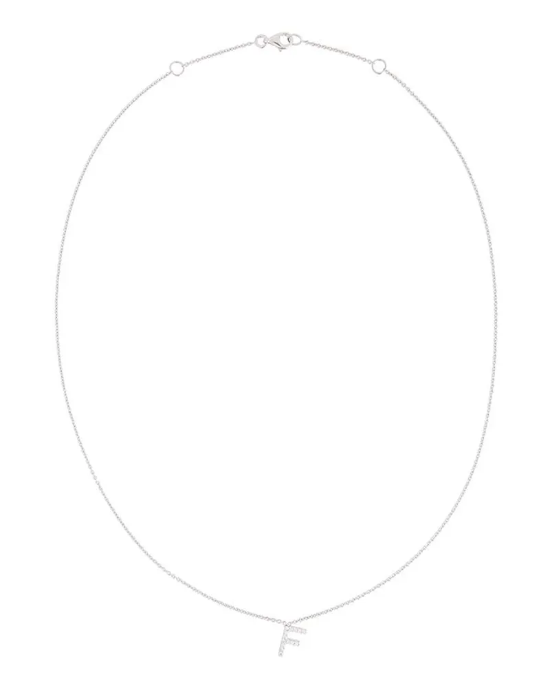 Alinka 18kt ' ID' Weißgoldhalskette mit Diamanten - Metallic Metallic