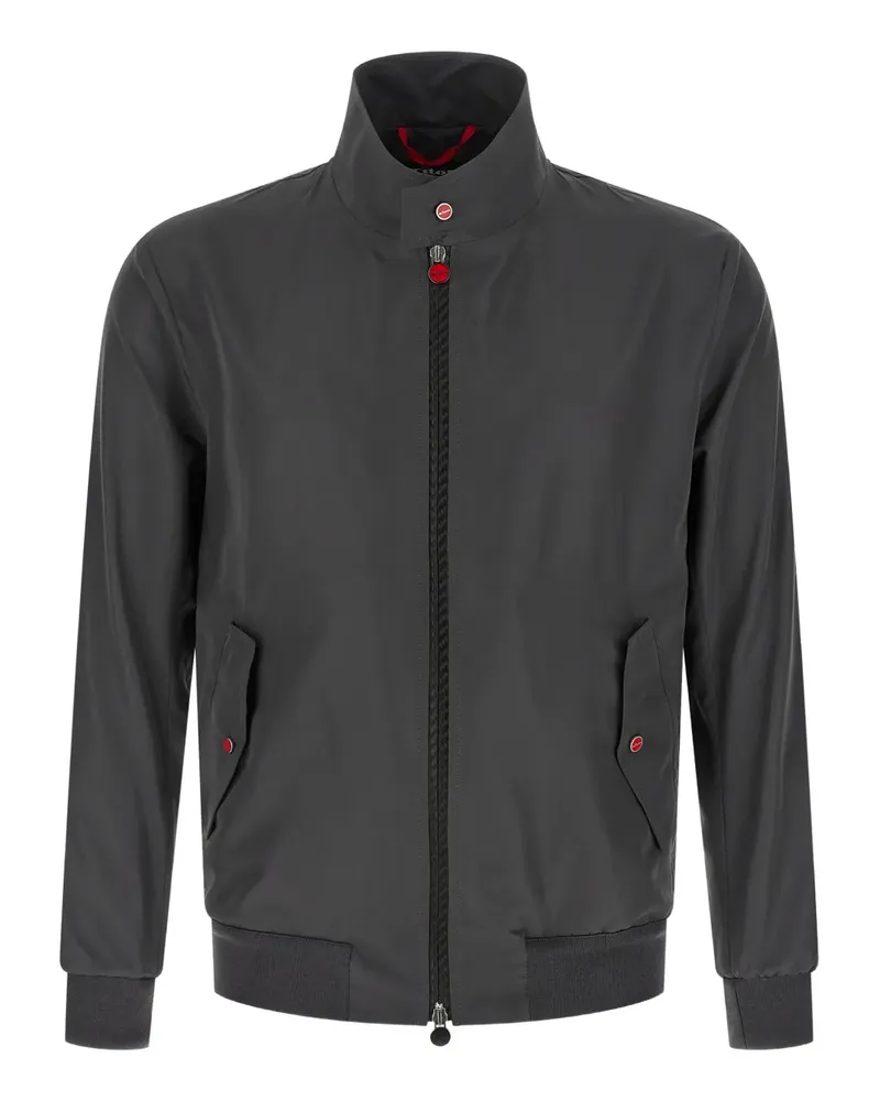 Kiton Cima zip-up jacket - Grau Grau