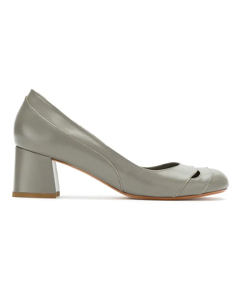 Sarah Chofakian Pumps mit Cut-Outs - Grau Grau