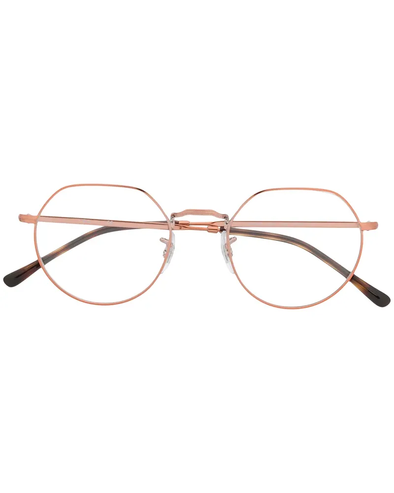 Ray Ban Brille mit geometrischem Gestell - Rosa Rosa