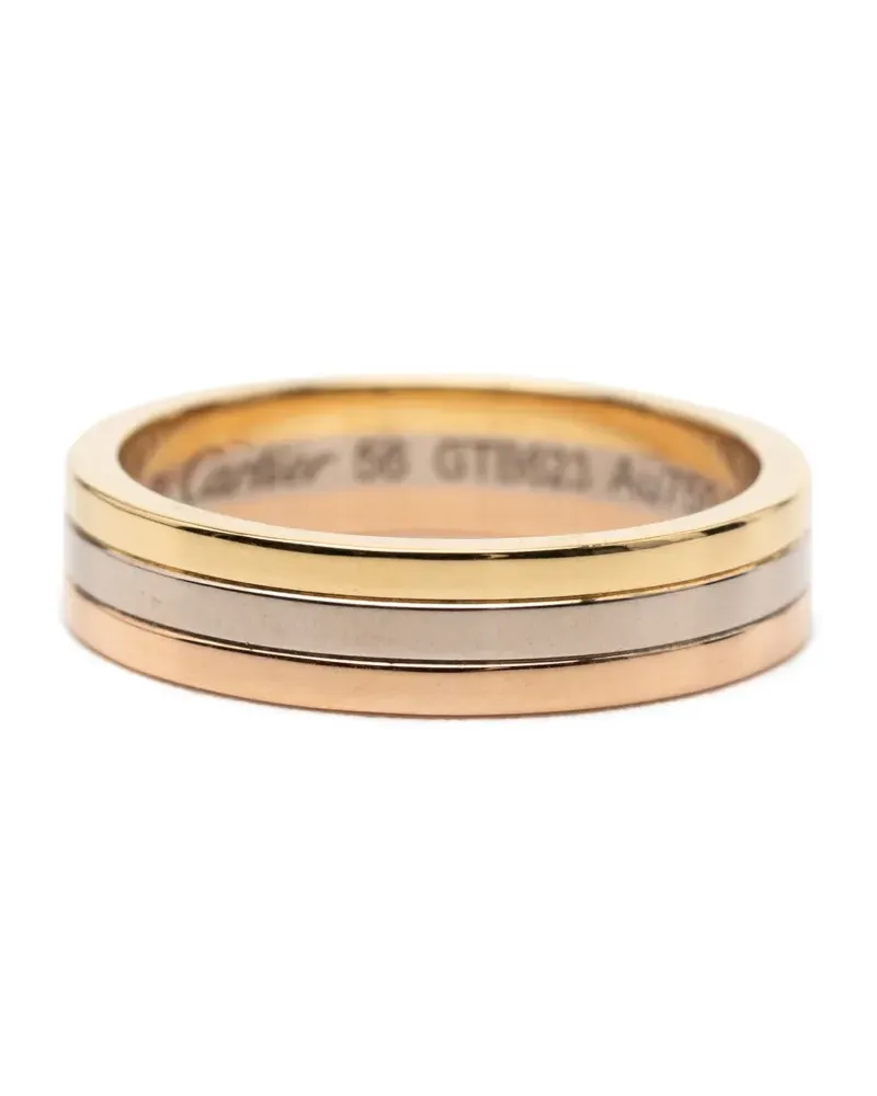 Cartier 2010-2025 18K Tricolor Gold Vendome Louis  Wedding Band ring Gold