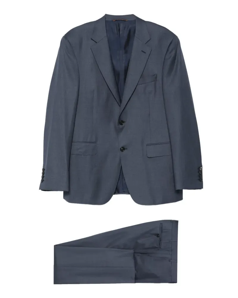 Canali Anzug mit fallendem Revers - Blau Blau