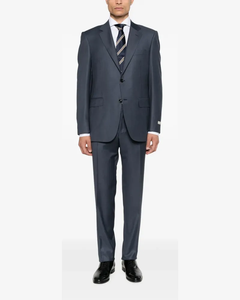 Canali Anzug mit fallendem Revers - Blau Blau