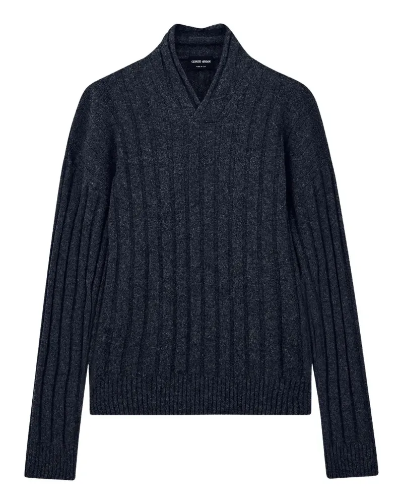 Giorgio Armani regular fit sweater - Blau Blau