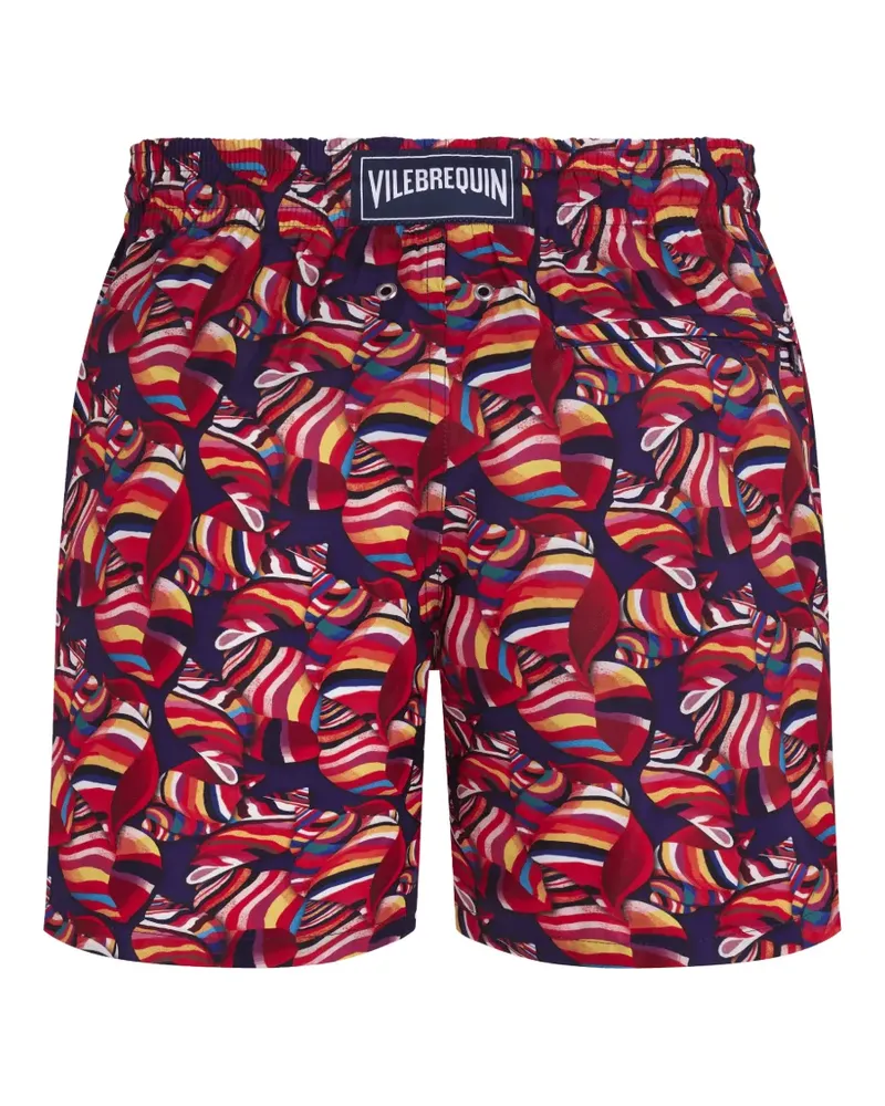 Vilebrequin Badeshorts mit Muschel-Print - Violett Violett