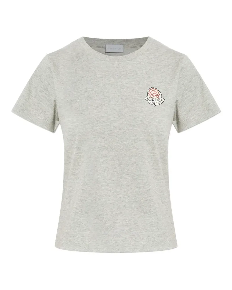 Moncler logo-detail T-shirt - Grau Grau