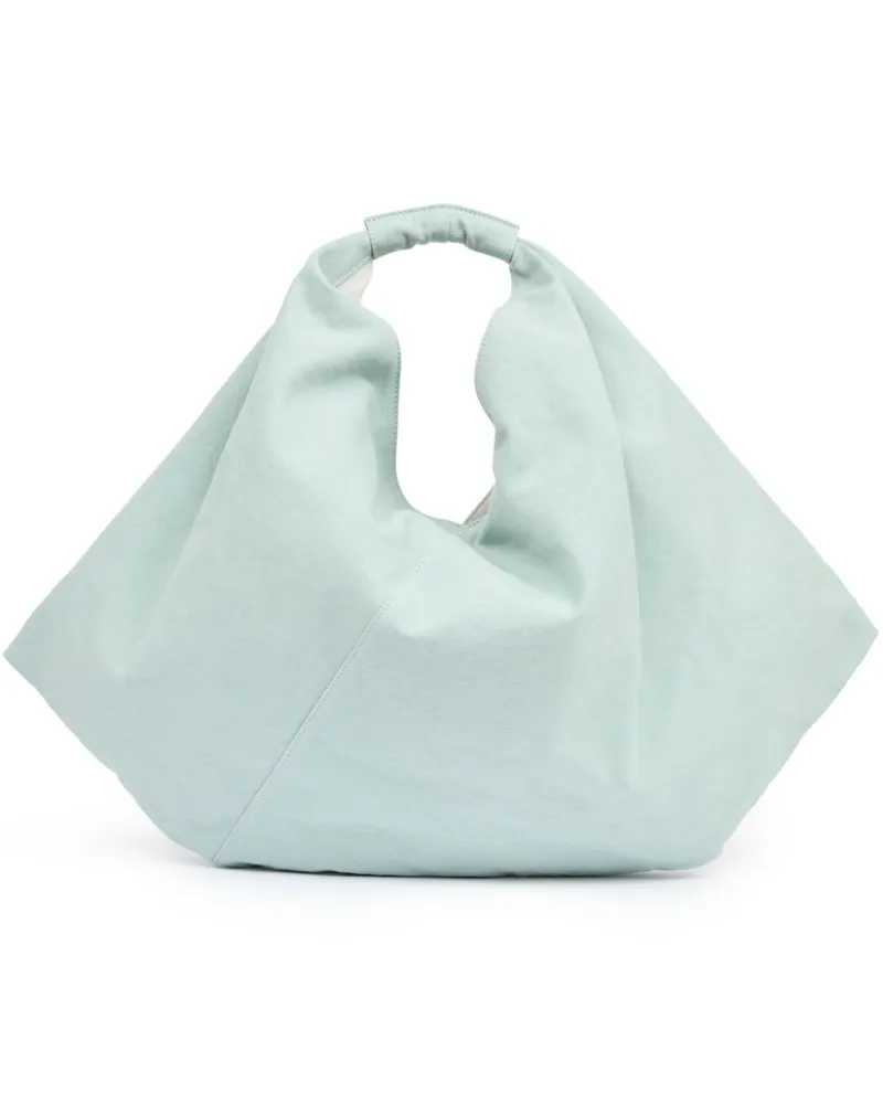 Maison Margiela Drapierte Japanese Schultertasche - Blau Blau