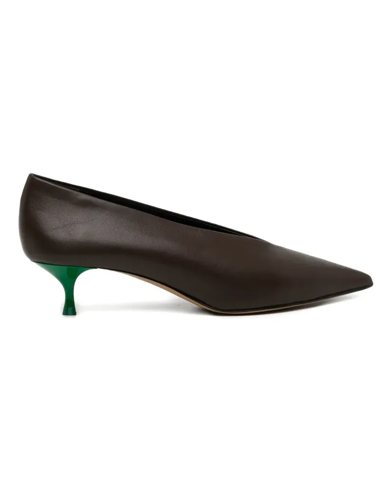 Le Monde Béryl Babouche pumps - Braun Braun