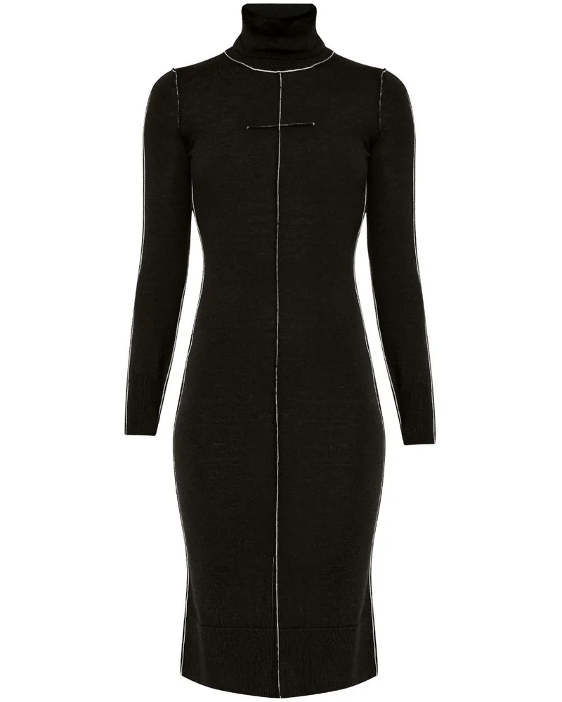 Maison Margiela Kleid mit langen Ärmeln - Schwarz Schwarz