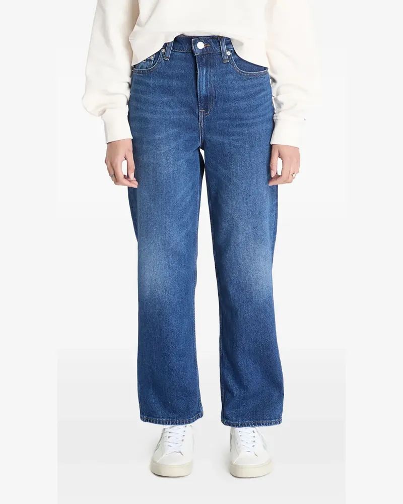 Tommy Hilfiger Gerade Layla Jeans mit hohem Bund - Blau Blau