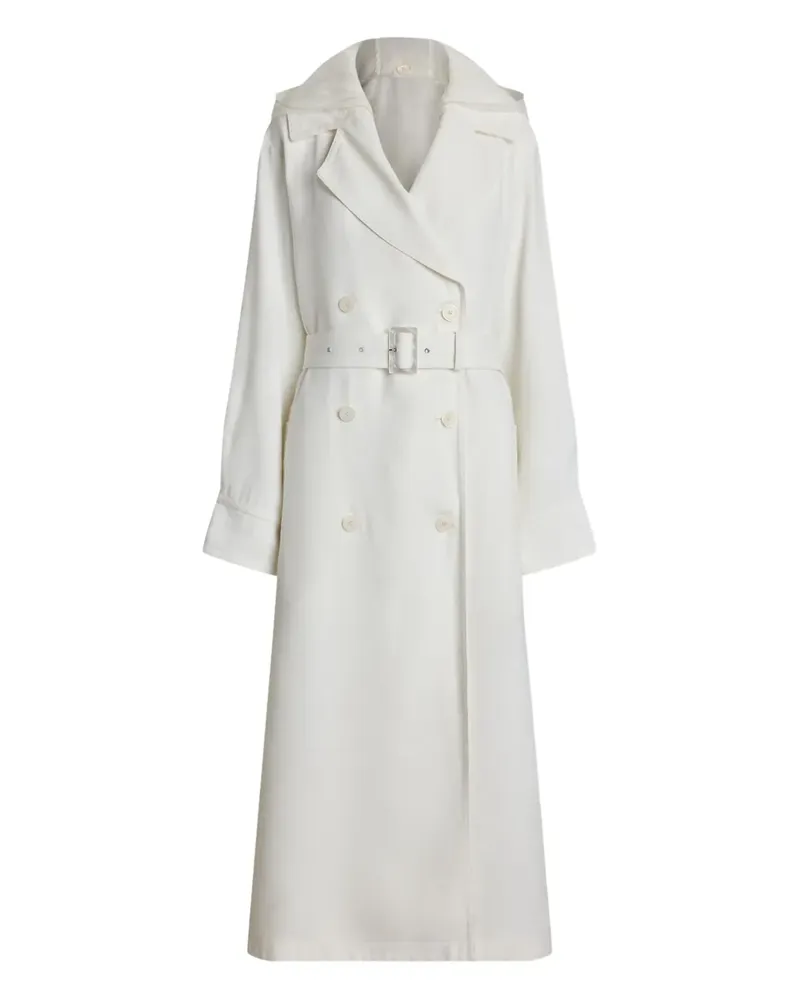 Ralph Lauren Trenchcoat mit Gürtel - Weiß Weiß