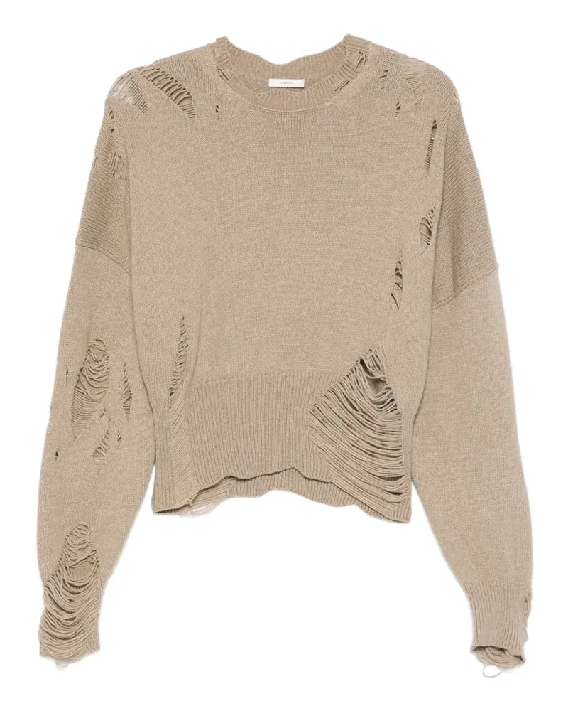 Haikure Pullover im Distressed-Look - Nude Nude