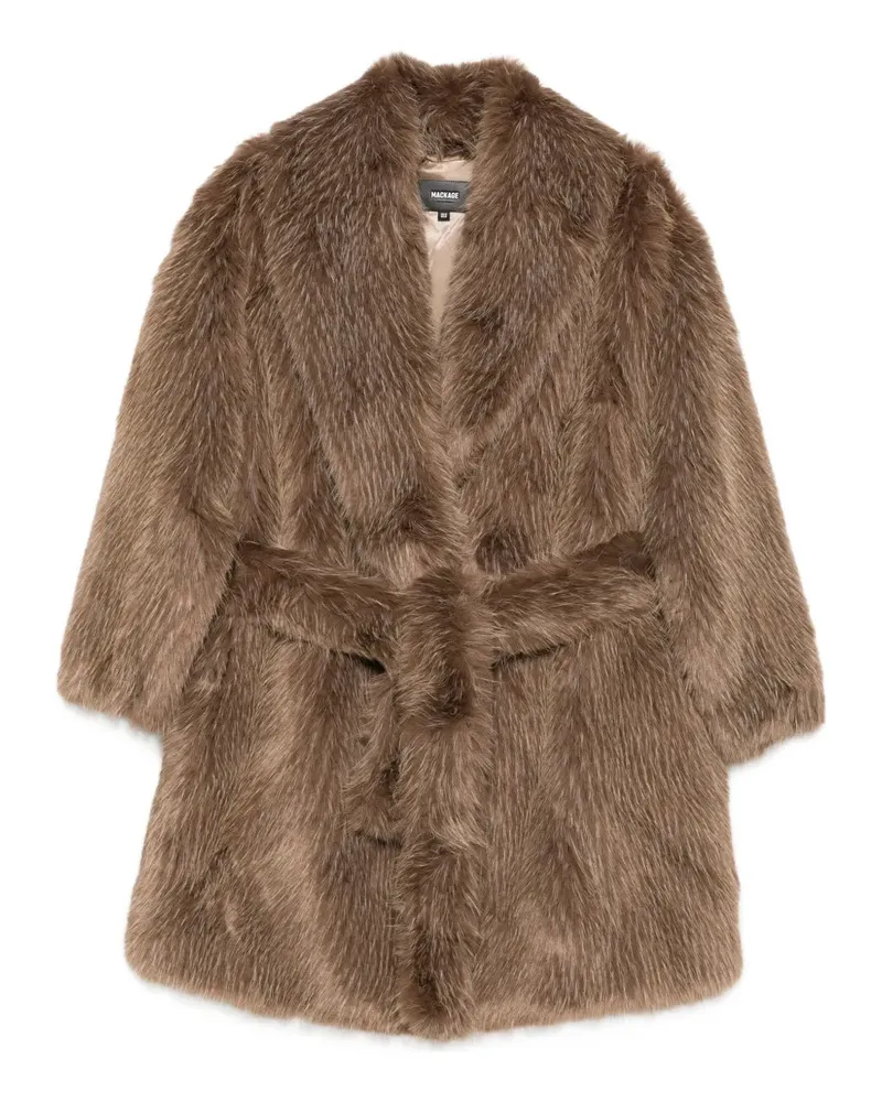 Mackage Kacela Jacke mit Gürtel - Braun Braun