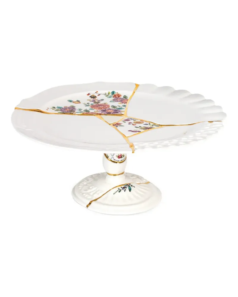 Seletti Kintsugi Tortenständer (18,2cm) - Weiß Weiß