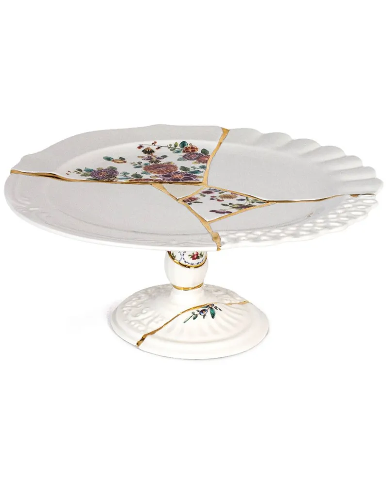 Seletti Kintsugi Tortenständer (18,2cm) - Weiß Weiß