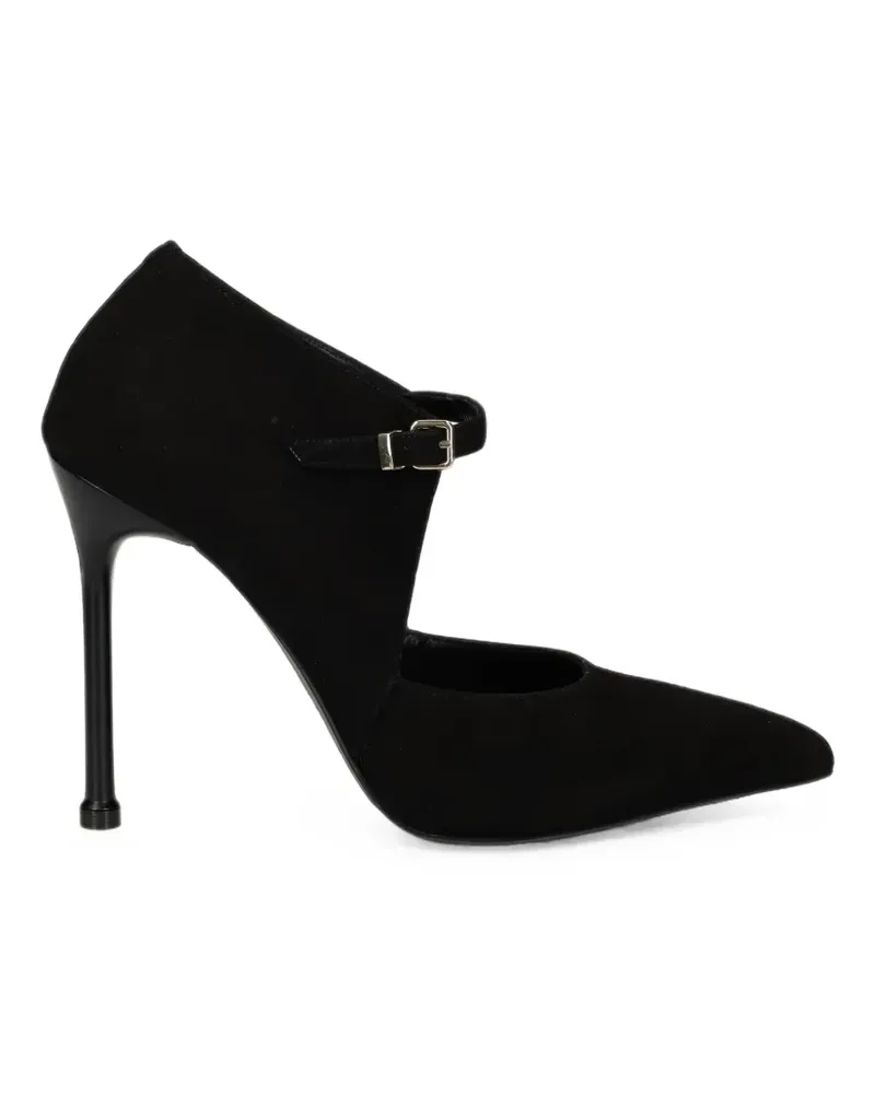 Albano Pumps mit spitzer Kappe - Schwarz Schwarz